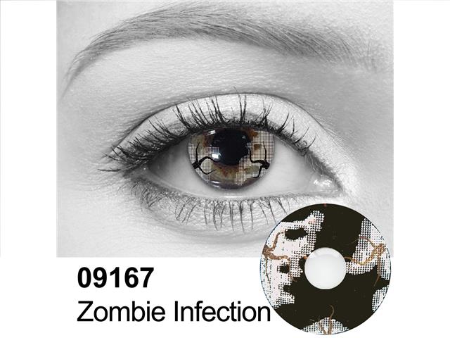 Value Edition Lentilles de contact d’infection zombie